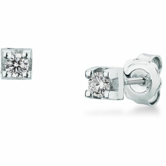 Earrings Mirco Visconti Woman in Gold Diamante 0.18 Ct BN49/70 - BN49/70
